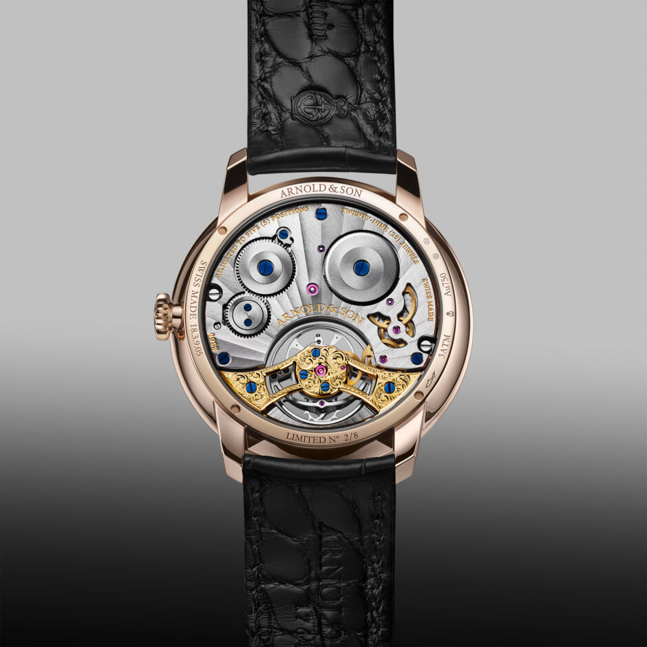 Arnold & Son Ultrathin Tourbillon Onyx Or Rouge 5N 750/1000