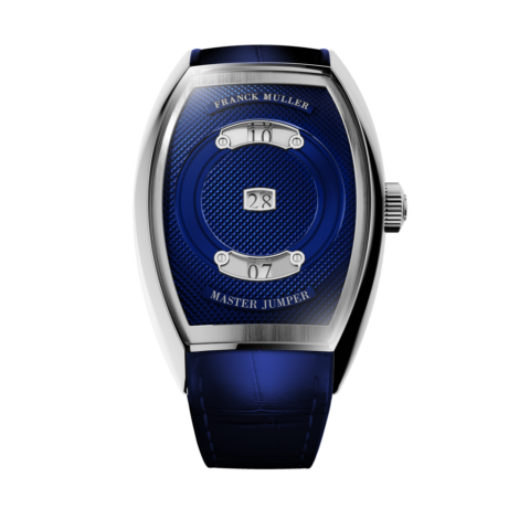 Franck Muller Curvex CX Master Jumper acier cadran bleu CX 38 MJ AC ACBR