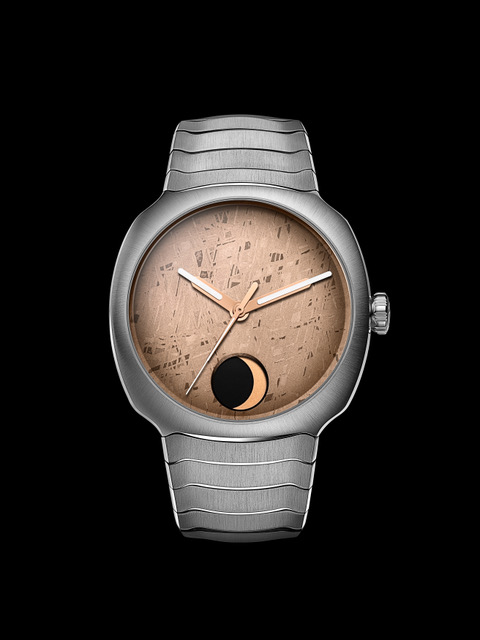 H. Moser & Cie. Streamliner Perpetual Moon Concept Meteorite 6270-1200