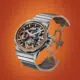 Angelus Flying Tourbillon Skeleton Titanium Orange Edition