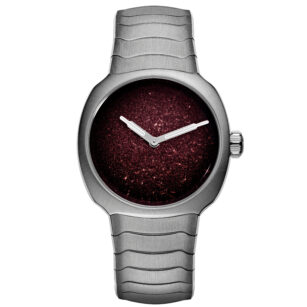 H. Moser & Cie. – Streamliner Two Hands 28 mm Burgundy Fumé 6410-1200