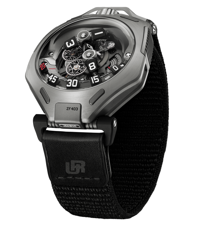 URWERK UR-300 Time Quantum – Titane Naturel